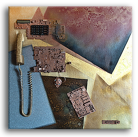 80 х 80 см.,  холст, ассамбляж,  2013  
	   
                       УВЕЛИЧИТЬ