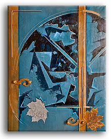90 х 70 см.,  холст, ассамбляж,  2013  
		 
		                           УВЕЛИЧИТЬ