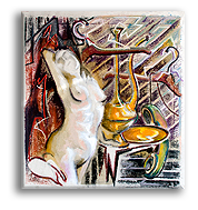   60 х 50 см.,  холст, масло, масляная пастель,  2009  